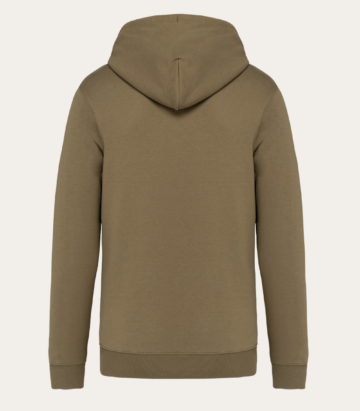 Hooded Sweaters Zio No Logo Olive Green - immagine 2
