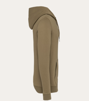 Hooded Sweaters Zio No Logo Olive Green - immagine 3