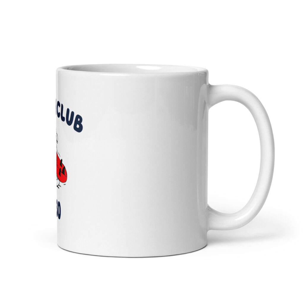 Beach Club 1830 | Tazza bianca lucida