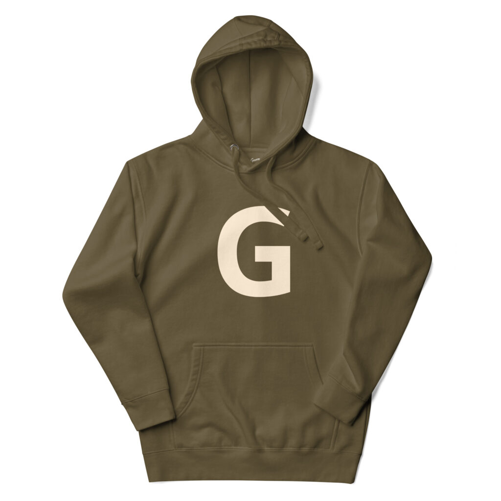 Sweaters Hooded College Olive 1830