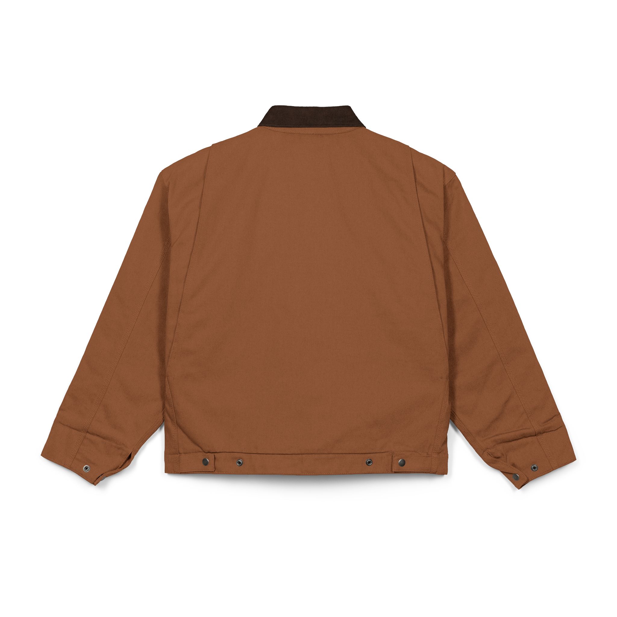 Brown Canvas Work Carpenter Jacket - immagine 3